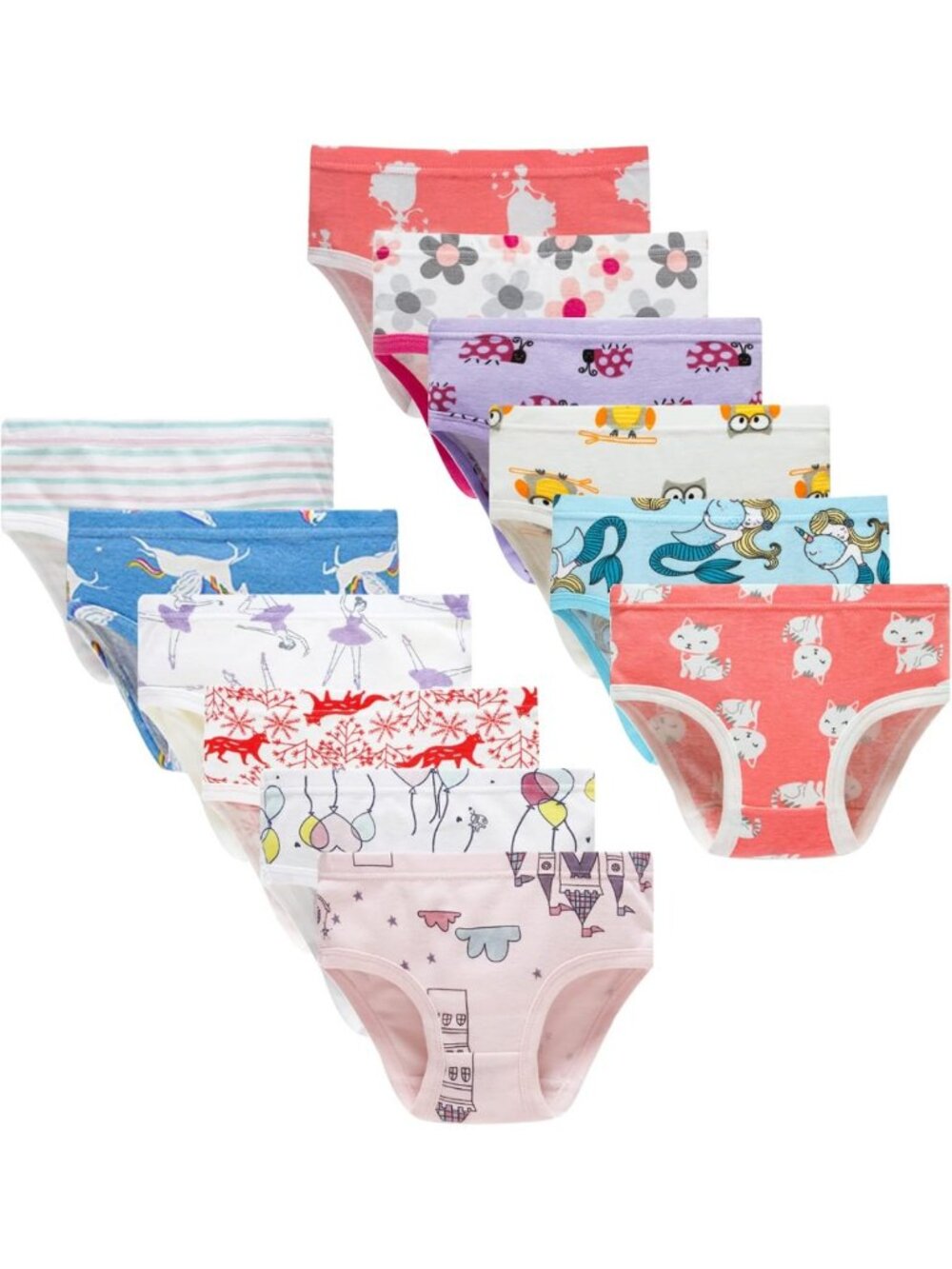Soft Cotton Girls' Underwear - Comfortable & Breathable Panties for Everyday